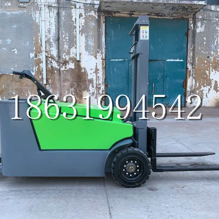水林乡小型电动叉车1吨2吨步行站驾式电瓶堆高充电装卸车液压升降车铲车
